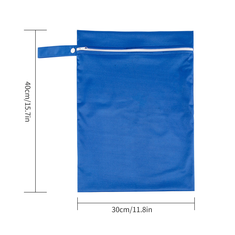 BIAI PUL สีทึบกันน้ํากระเป๋าเปียกกระเป๋าผ้าอ้อมล้างทําความสะอาดได้ผ้าอนามัยกระเป๋าสําหรับชุดว่ายน้ําเสื้อผ้าเปียก