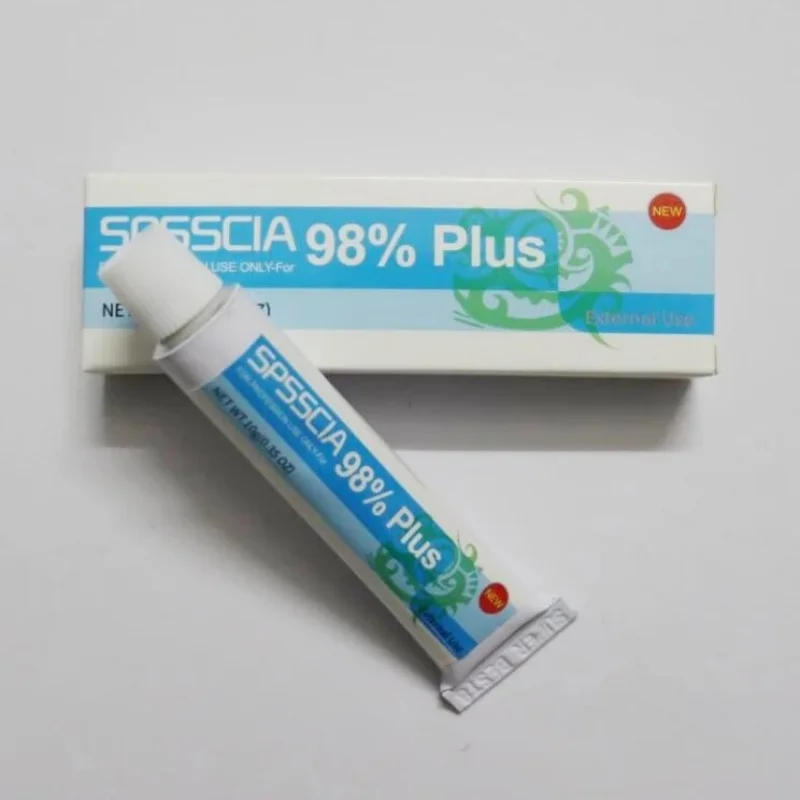 Nouveauté 98% crème de tatouage SPSSCIA bleue avant soin après Permanent A & D réparation maquillage Piercing sourcils lèvres corps peau
