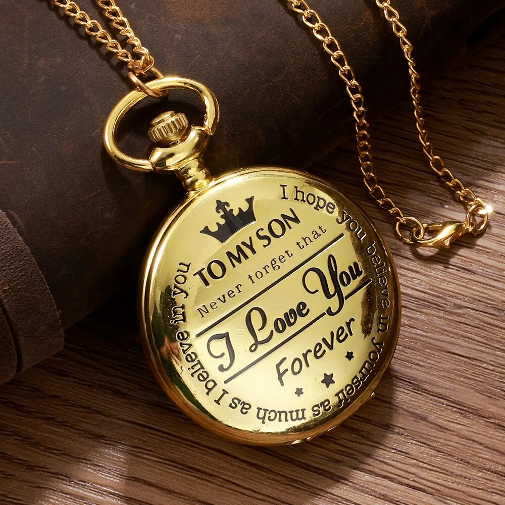 Antiguo reloj de bolsillo de cuarzo con números romanos vintage Steampunk, caja de oro, colgante, cadena de reloj para hombre y mujer