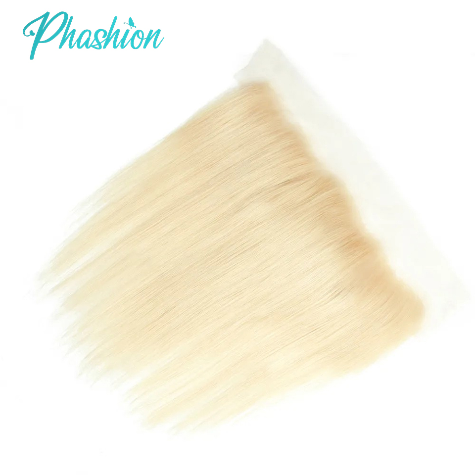 ファッションブロンド 5x5 レース閉鎖 613 ストレートウェーブ 13x4 レース前頭人毛 HD 透明事前摘み取られたブラジルのレミー毛