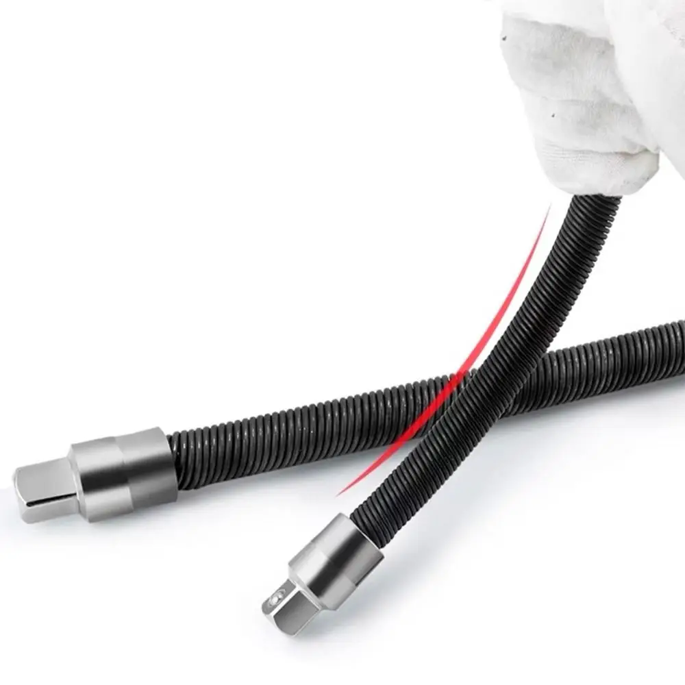 Flexible Shaft Drive Socket Extension Bar High Torque Conversion Head Post Extension Rod 1/4 3/8 1/2 Ratchet Wrench