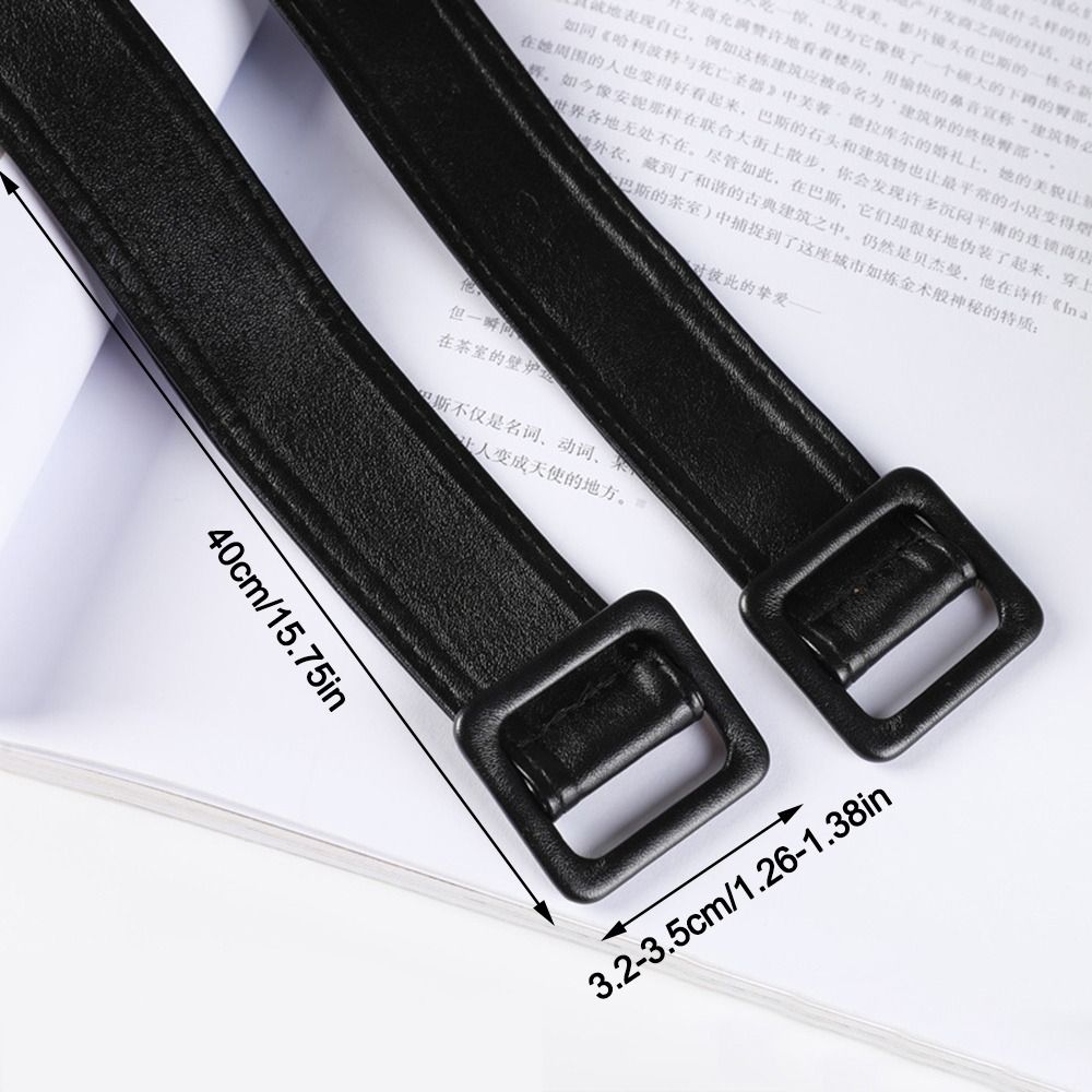 Faux Leather Leather Cuff Bands High Quality Durable Replacement Coat Sleeve Buckles Adjustable Adjustable Sleeve Garters Coat