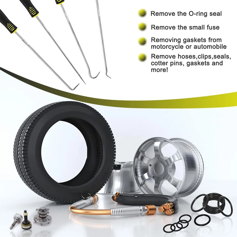 135mm/160mm Auto Auto Voertuig Oliekeerringen Schroevendraaiers Set O-Ring Afdichting Pakking Puller Remover Pick Haken Gereedschap