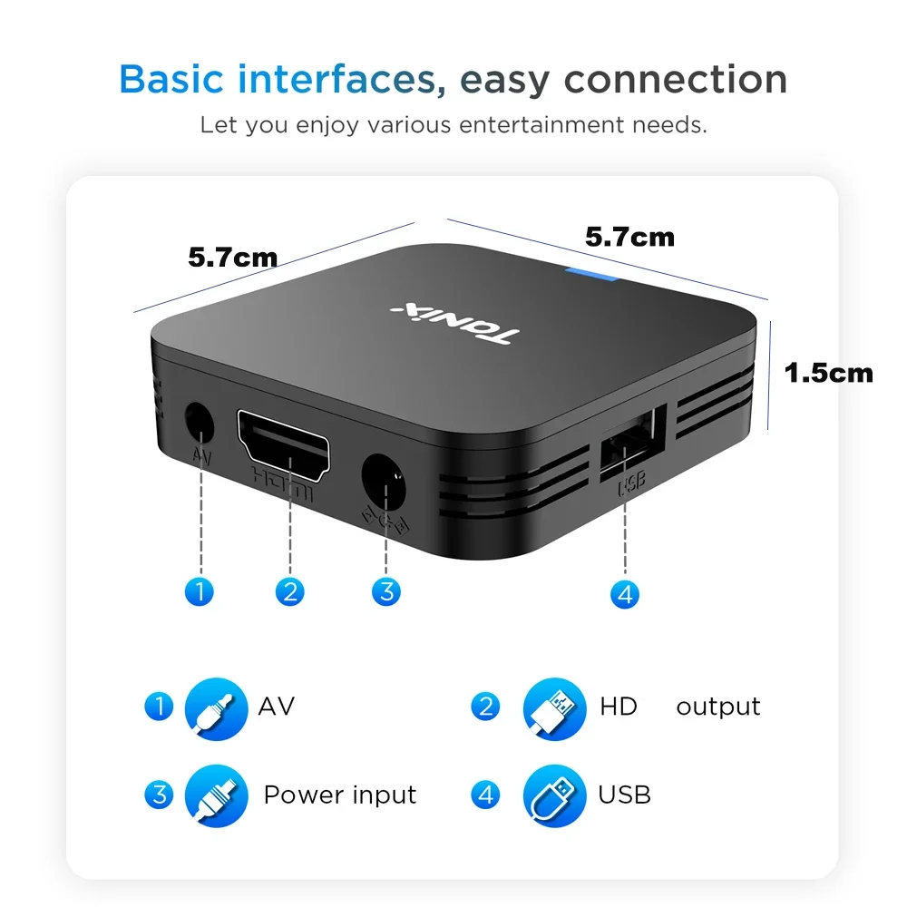 Tanix TX1 Allwinner H313 Android 10 Smart Home Theater TV Box 4K HDR 2.4G Wifi 2GB16GB Youtube Smart Mini Media Player Conjunto Top Box