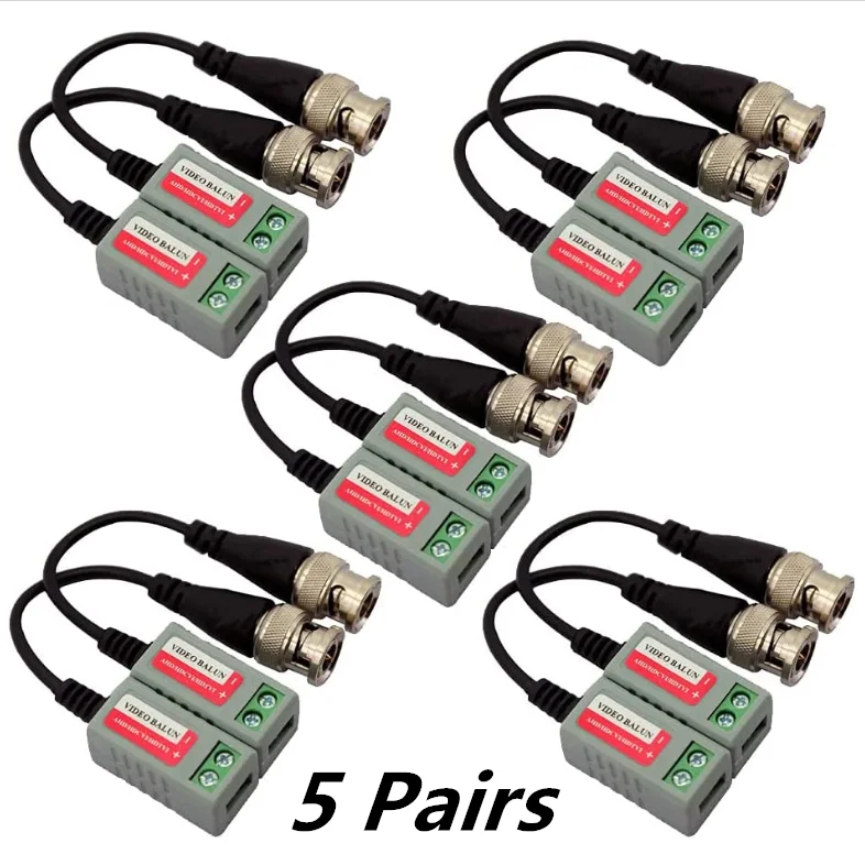 Transceptor balun de vídeo HD CVI/TVI/AHD para câmera de segurança cctv