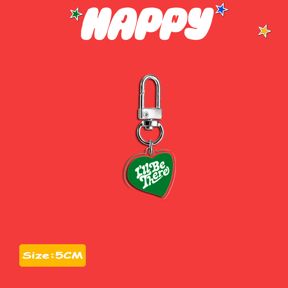 かわいいアクリル Kpop アイドル束キーホルダー Seokjin アルバム HAPPY I'LL BE THERE キーリング楽しいギフトアクセサリーグッズ
