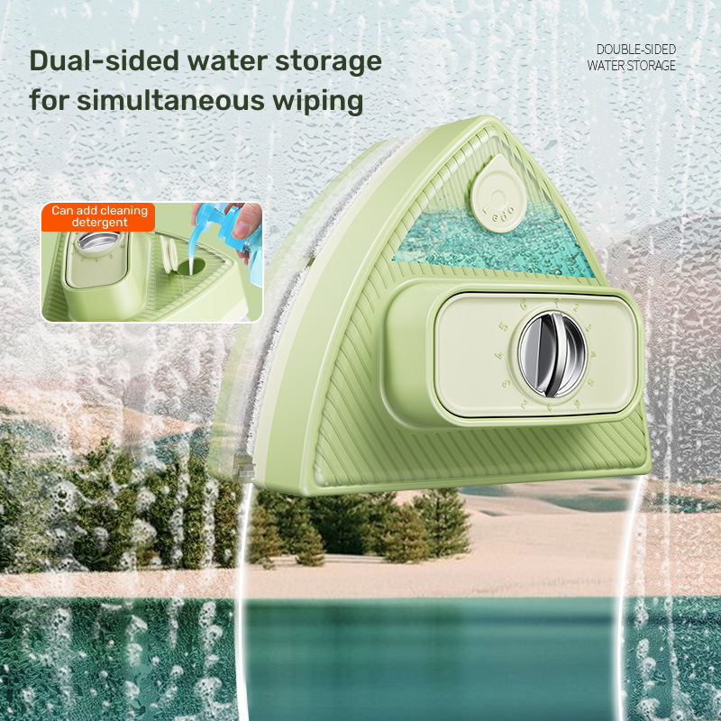 Nueva herramienta de limpieza de vidrio, cepillo para el hogar, limpiador de ventanas magnético de doble cara, limpiador de vidrio multifuncional de construcción de gran altura