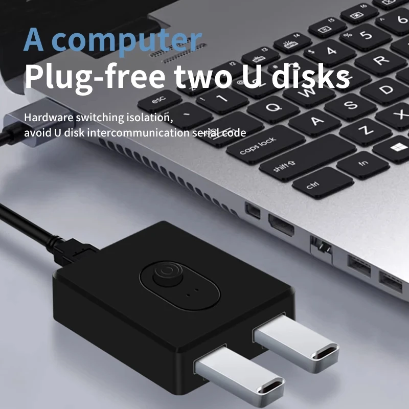USB 3.0 Switcher KVM Switch 1x2/2x1 Bidirectional USB Hub for Computer Laptop to Keyboard Mouse Printer U Disk USB 2.0 Extender