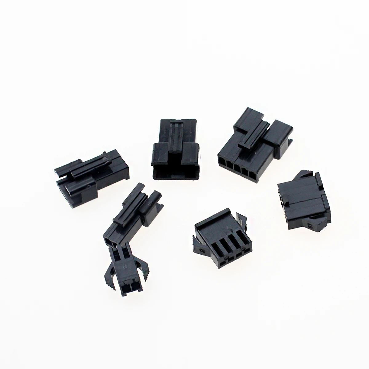 200 Uds. Conectores JST SM de 2,54mm de paso 2/3/4/5 pines conector macho y hembra conectores de clavija adaptador de Terminal de engarzado