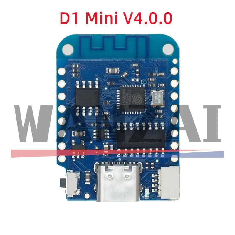 WEMOS D1 Mini V4.0.0 TYPE-C USB WIFI 사물 인터넷 보드 기반 ESP8266 4MB MicroPython Nodemcu Arduino 호환