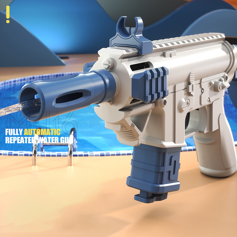 M416 水鉄砲ミニ水鉄砲手動連続射撃銃ピストル水鉄砲屋外ゲーム水プールビーチおもちゃ子供のため
