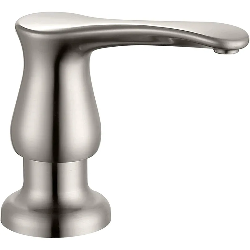 Dispensador de jabón para fregadero tipo prensa, eficiente, 500ml, construcción ABS duradera, diseño fácil de presionar, accesorio de cocina y baño
