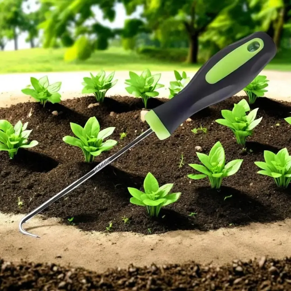 Heavy-Duty Weed Puller Tool - Ergonomic Root Remover for Lawn, Patio Gravel, Effortless Manual Weeding Tool with Non-Slip Grip