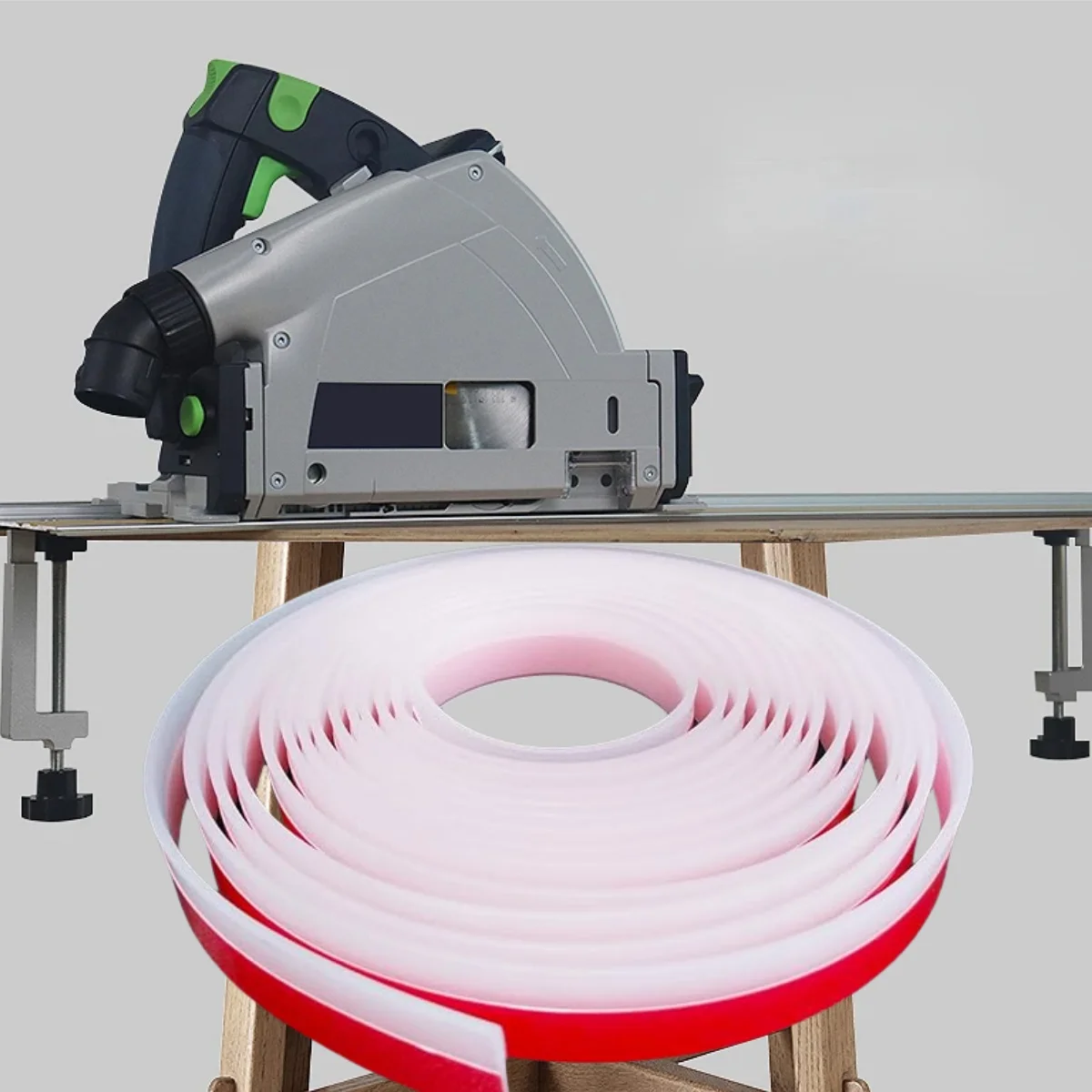 Tira de repuesto autoadhesiva compatible con riel y sierra circular Festool ​ , Protector de borde antisalpicante Guard festool track
