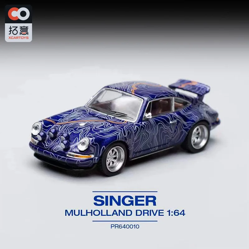 Xcartoys PopRace 1/64 modelo de carro clássico, GTi Mk2, 997, Stagea R34, Singer 964 Diecast veículo brinquedo coleção presentes para adultos