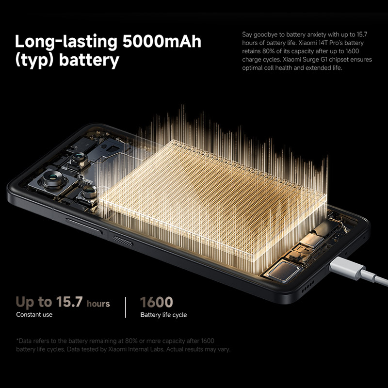 Version globale Xiaomi 14T Pro 5G Version globale 50MP Leica Camera MediaTek Dimensity 9300+ 6.67'' 144Hz AMOLED 120W HyperCharge