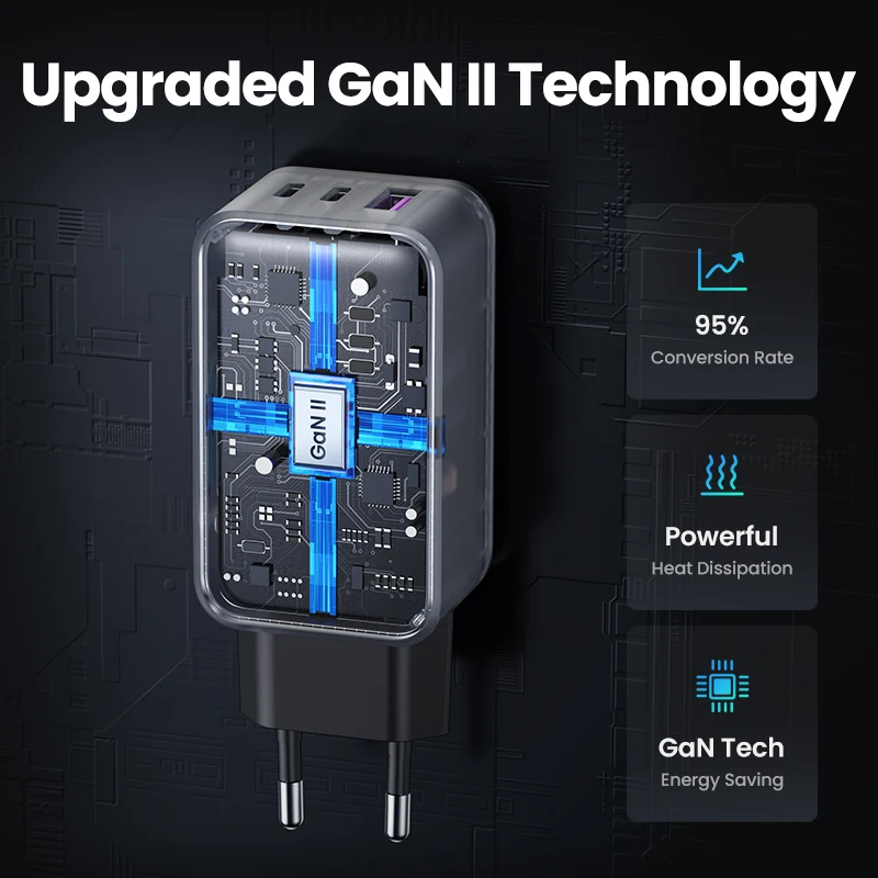 UGREEN 65W GaN Quick Charge 4.0 3.0 Loại C PD Củ Sạc USB Dành Cho iPhone 12 13 Pro Max bộ Sạc Nhanh Dành Cho Laptop PD Sạc