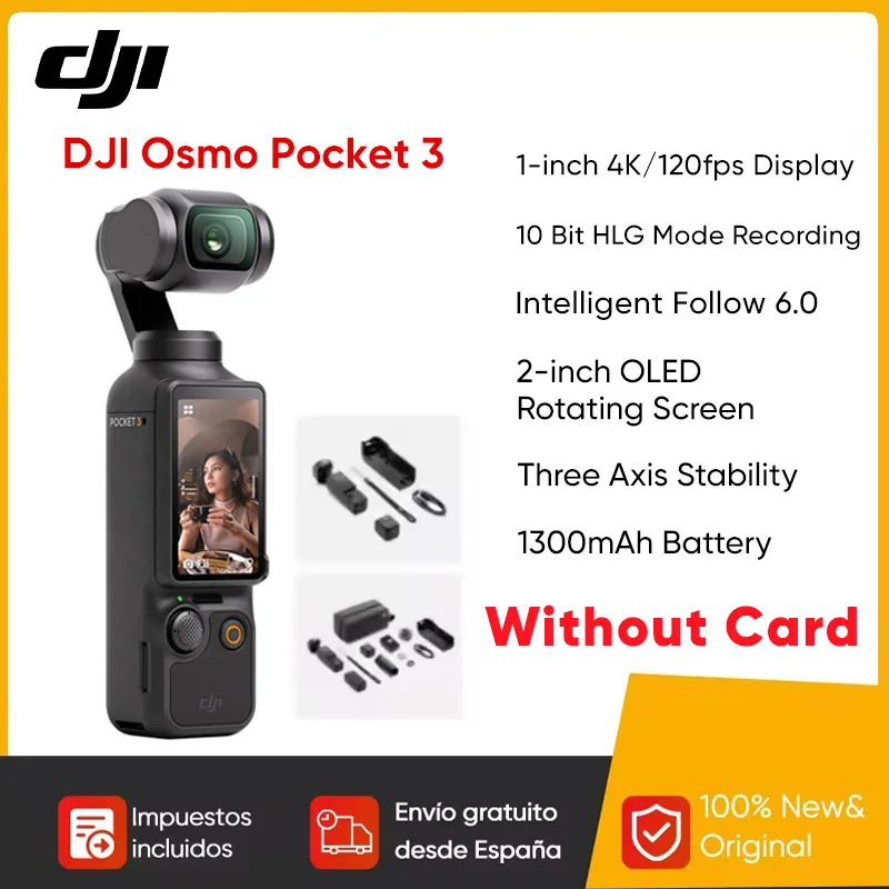 DJI Osmo Pocket 3 Gimbal Camera 1′′ CMOS oryginalna, fabrycznie nowa w magazynie