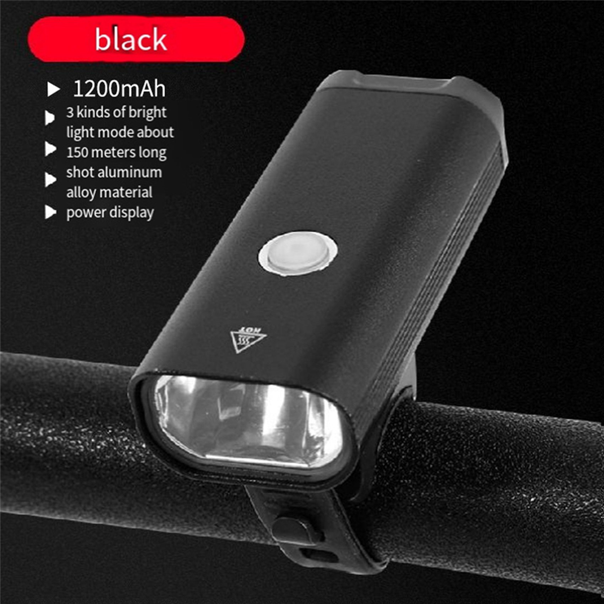 BAAU 2X 自転車ヘッドライト 5 ワットマウンテンバイク 1200 MAh アルミ合金ヘッドライトサイクリング照明ヘッドライト