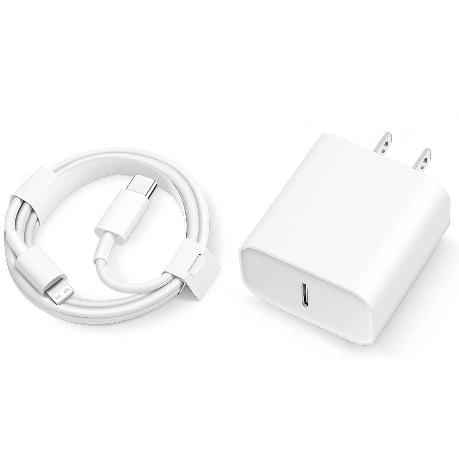 PD 20W snelladende Amerikaanse opladerstekker met 1M/3FT kabel voor iPhone iPad