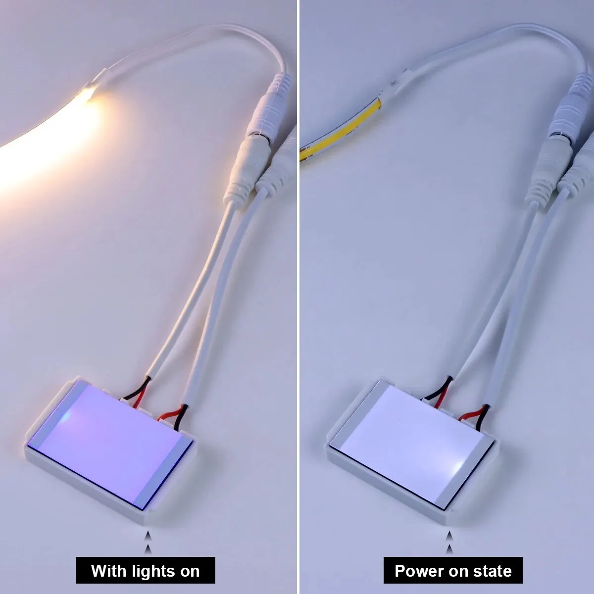 LED調光器付きバスルームミラー,調整可能な明るさ,タッチセンサー,バックライト装飾,12v
