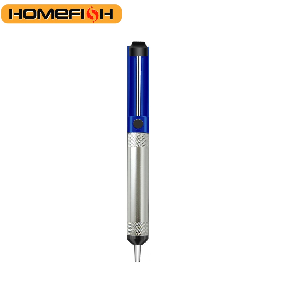 Aluminium Desoldering Suction Pump Tool Solder Sucker Suction Tin Pen Removal Device Blue Vacuum Soldering Iron Desolder