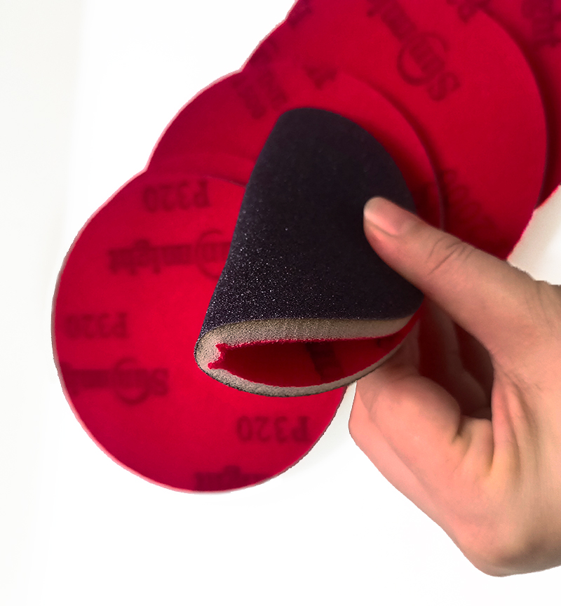 10PCS 5 Inch Foam Dry Wet Sponge Sandpaper Disc Flocking 320-2500 Grit Abrasive Tools For Grinding Sanding Disc