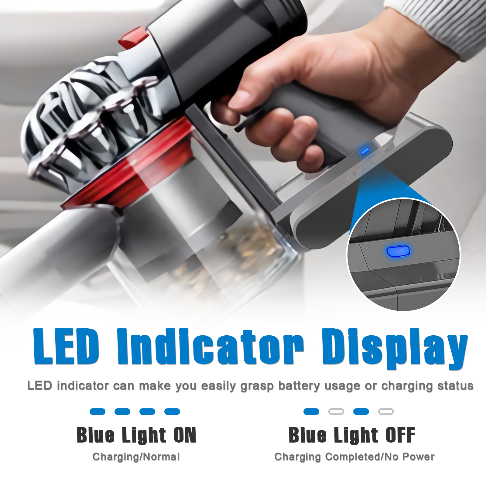 21,6 В Akku для оригинального аккумулятора Dyson V6 DC58 DC59 SV03 SV05 DC62 Animal DC72 FR DE RU