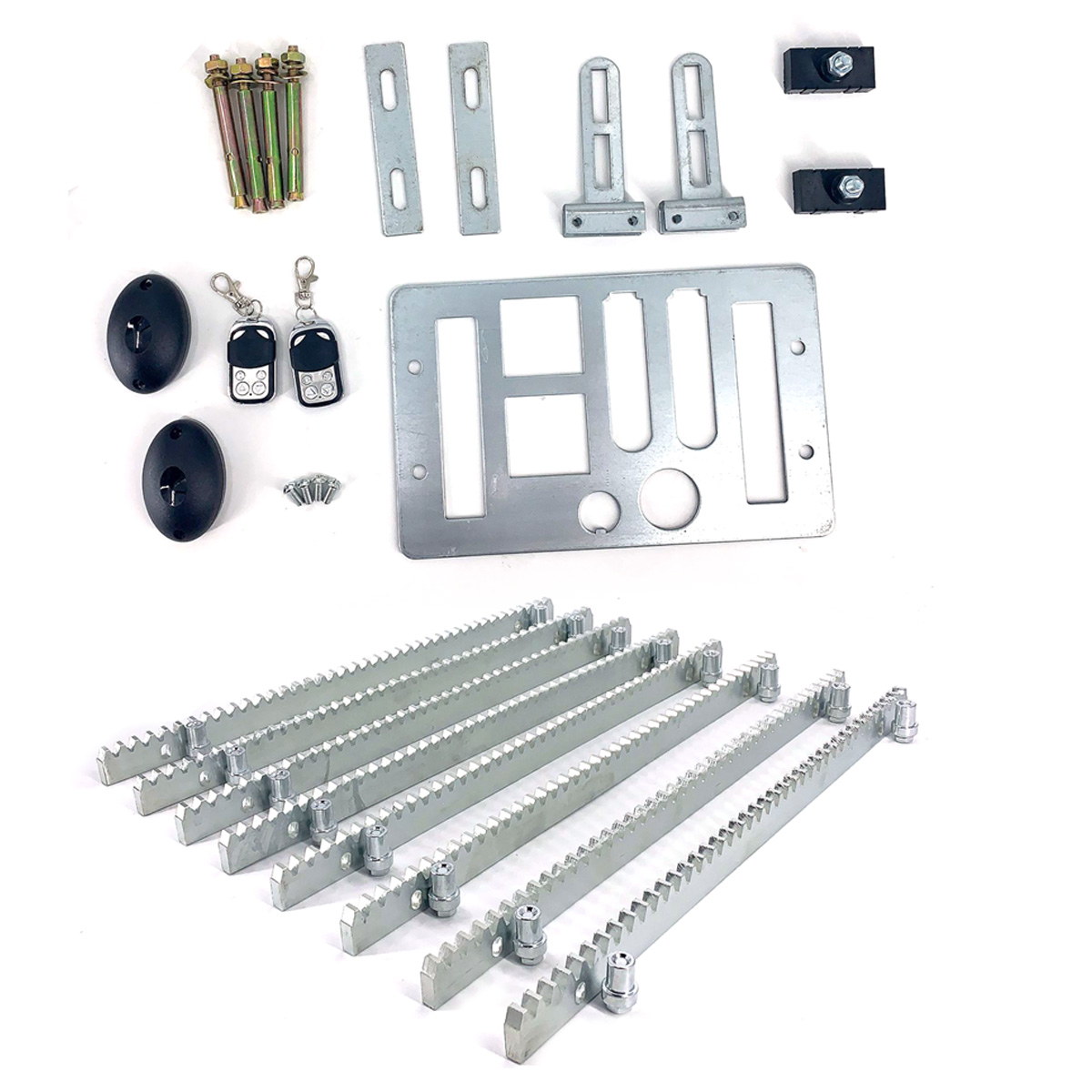 Abridor de portão deslizante elétrico, 550w/370w/750w, motor ac, operadores de porta automática, kit de abridor de porta de garagem resistente, 2000kg