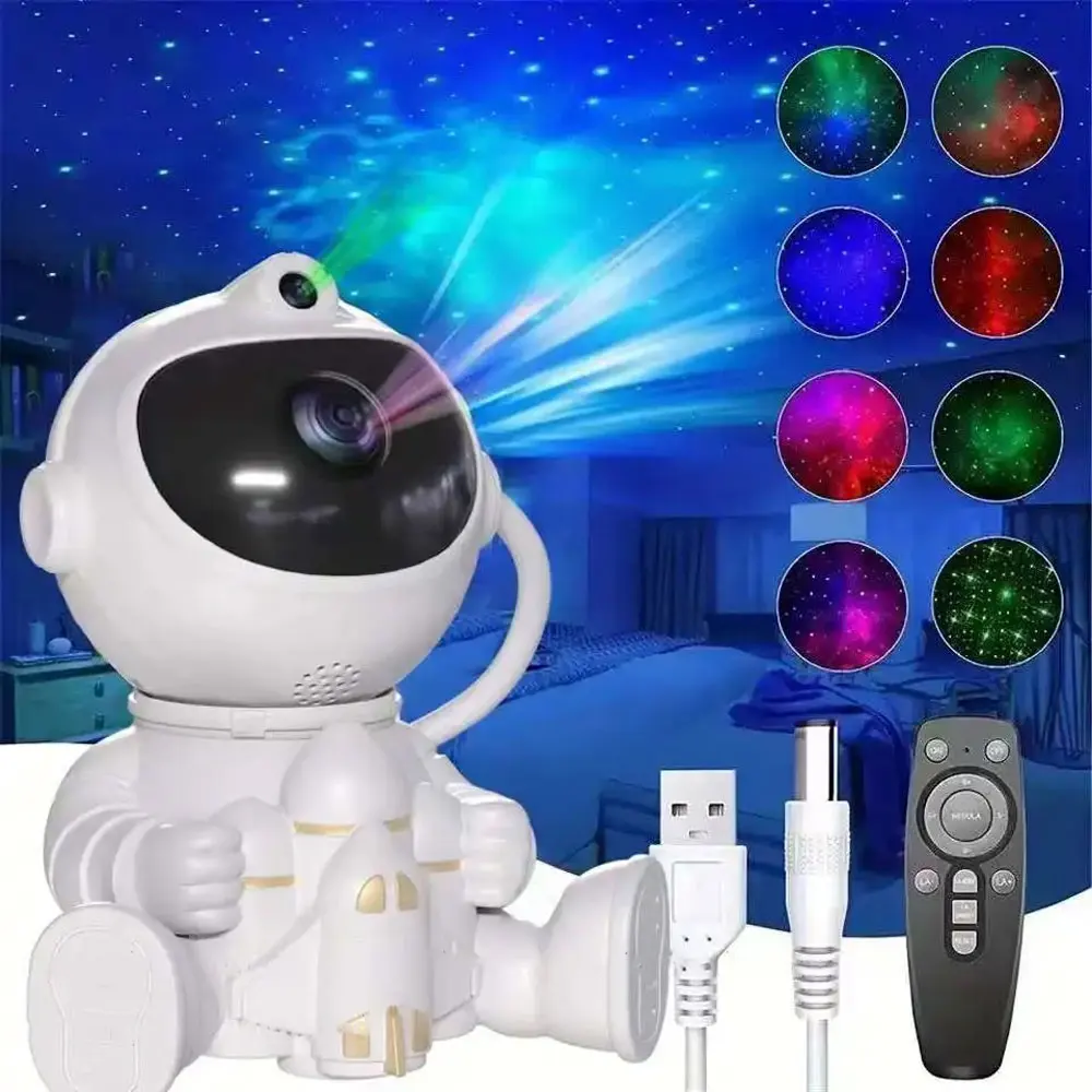 Astronauten-Galaxie-Projektor, Galaxie-Nachtlichtprojektor für Schlafzimmer, Geschenk für Kindergeburtstage, Weihnachten