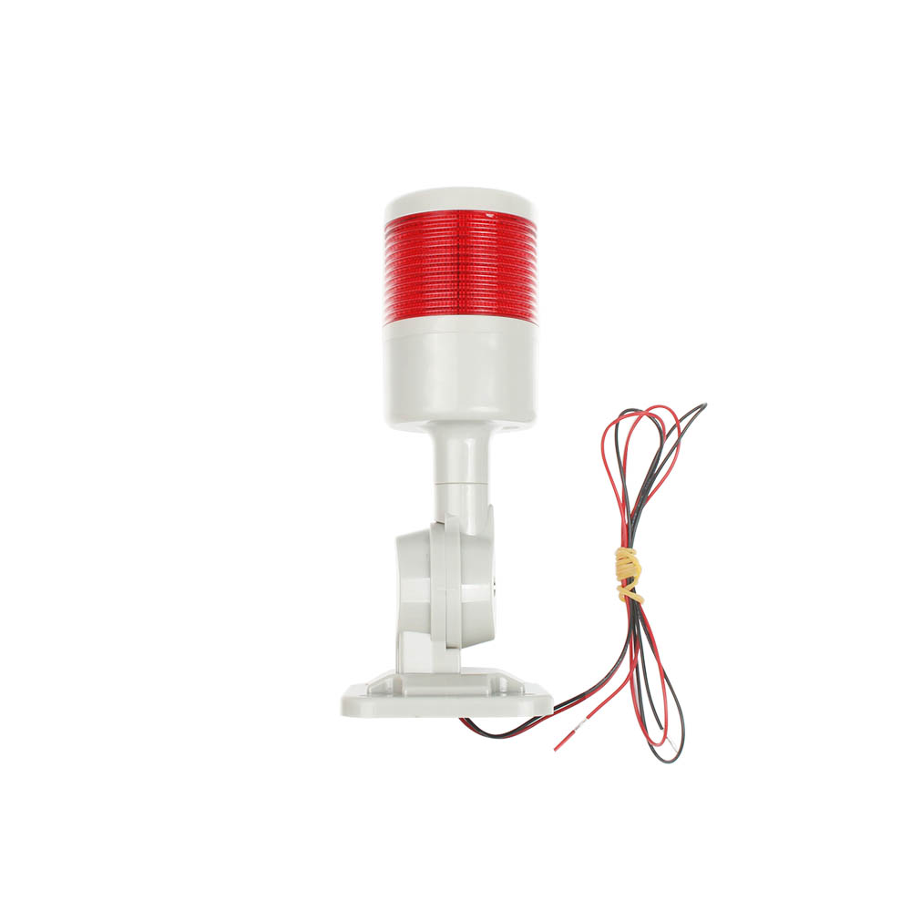 1-lagiges drehbares 180-Stapellicht, rot-gelbes Warnlicht, industriell für CNC-Maschine, 24 V, 12 V, stabiles Blinklicht, LED, 220 V