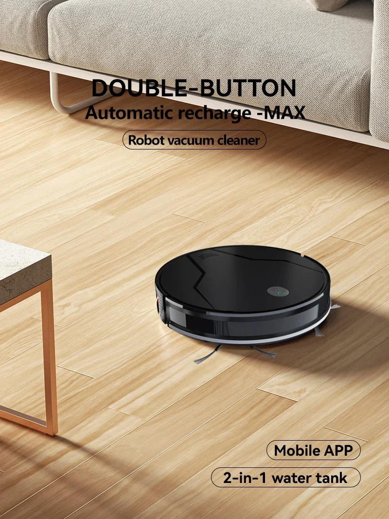 Wysokiej jakości WiFi Tuya Control Robot Odkurzacz Żyroskop Aspiradora Robot czyszczący Zbiornik na wodę Mopy Podłoga Domowy robot czyszczący
