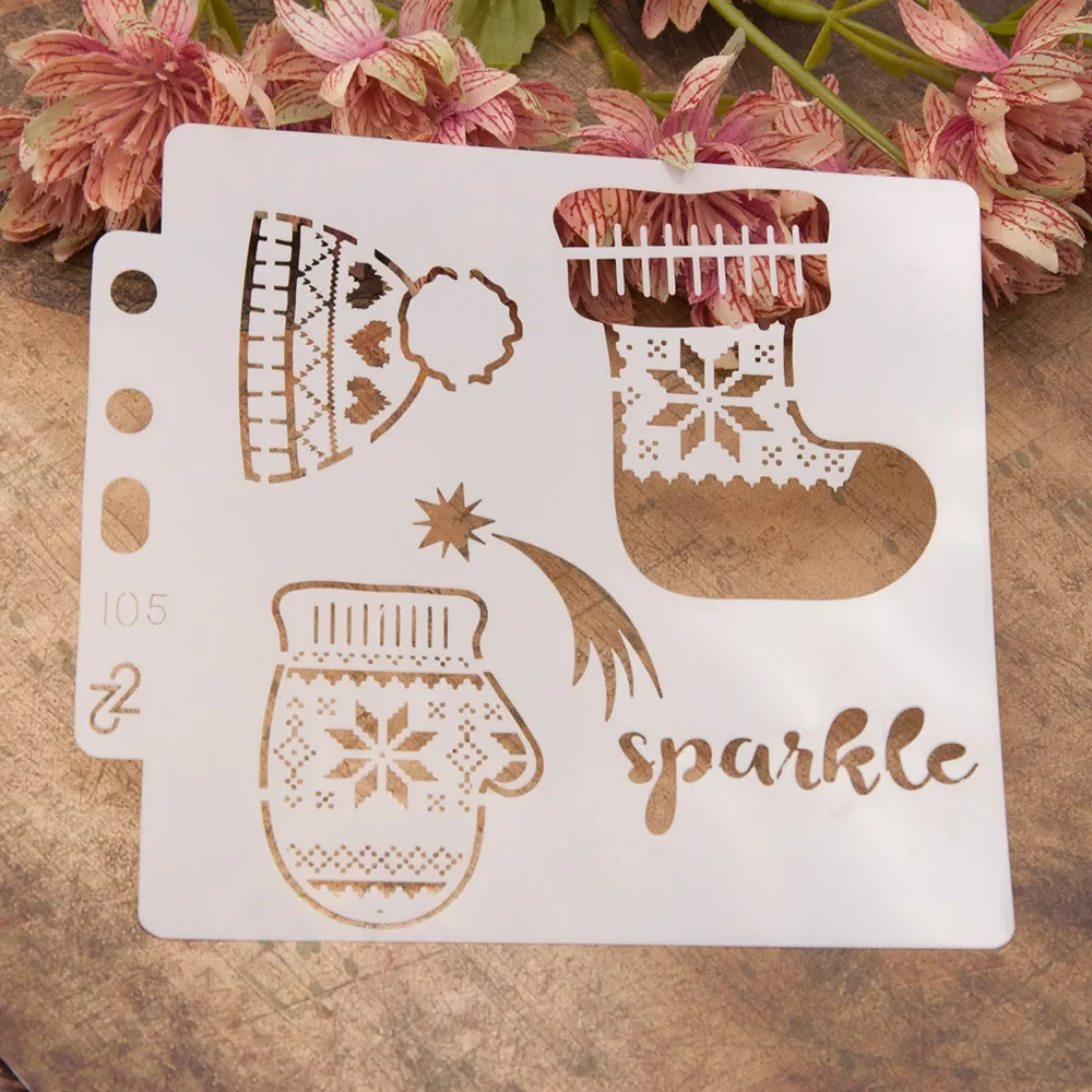 Xinh Xắn Rỗng Stencil Phun Sơn Bản Mẫu Trước Truy Tìm Thước Stencils Cho Tranh Dán Tường Cửa Sổ Thêu Sò Sách Trang Trí