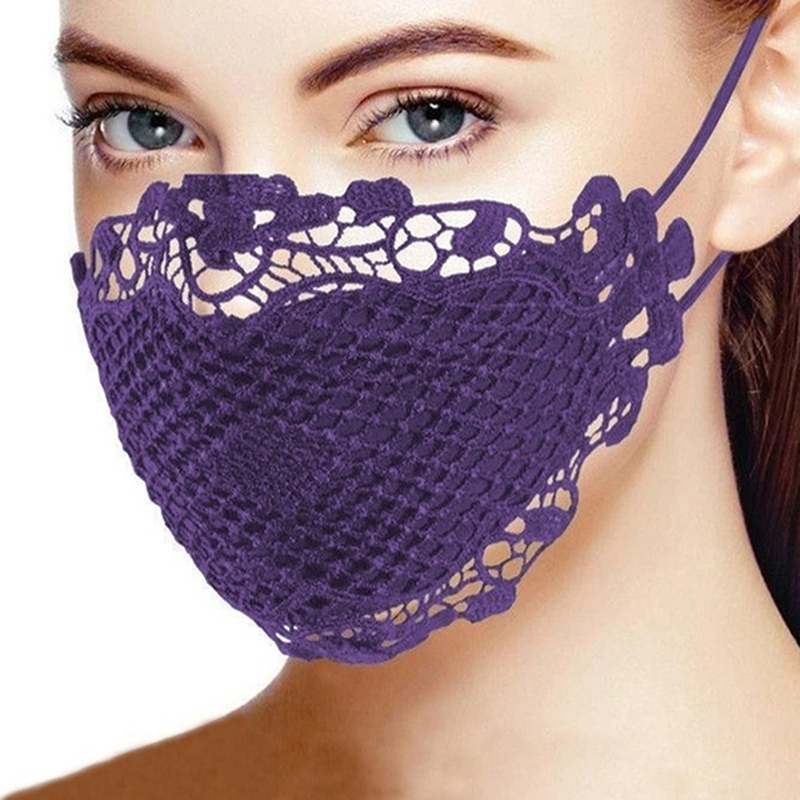 1pc Spitze Cosplay Erwachsenen Mode gedruckt Designer wieder verwendbare Bandana Schal verstellbare festliche Cosplay-Accessoire