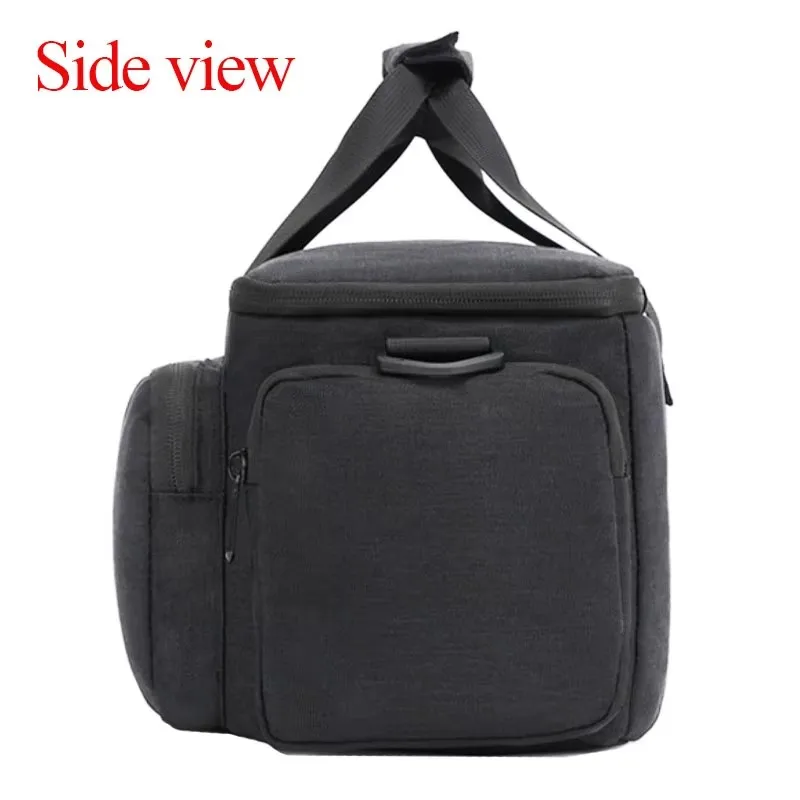 Bolsa para câmera de viagem, bolsa de ombro para câmera, resistente à água, à prova de choque para câmera sem espelho com divisórias removíveis e alça de ombro