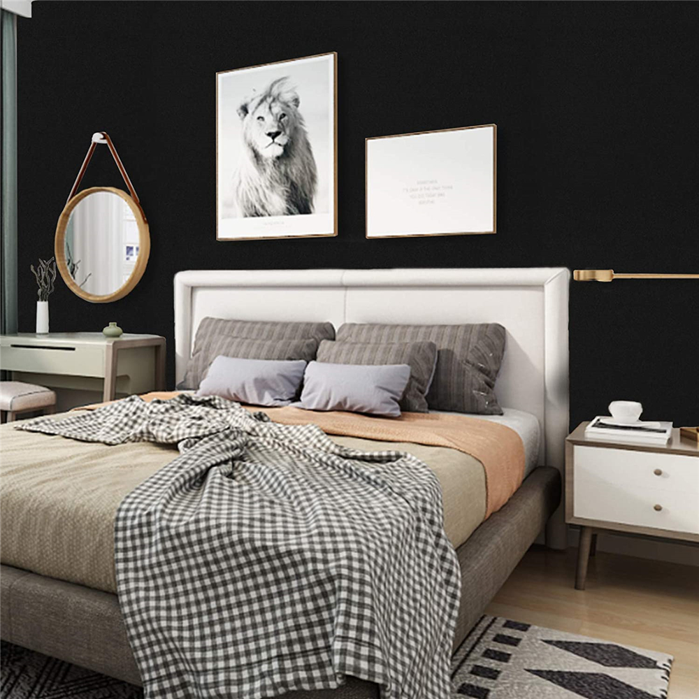 Waterpoof Matte Hình Nền Màu Trắng Xám Đen Vinyl Tự Dính Nhãn Dính Cho Tường Đồ Nội Thất Phòng Khách Liên Hệ Với Giấy Trang Trí Nội Thất