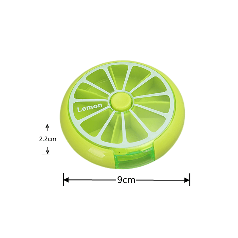 Mini ใหม่ขนาดเล็กแบบพกพาวิตามินกล่องคอนเทนเนอร์จัดเก็บแท็บเล็ต 7 วัน 7 กริดยาน้ํามันปลา