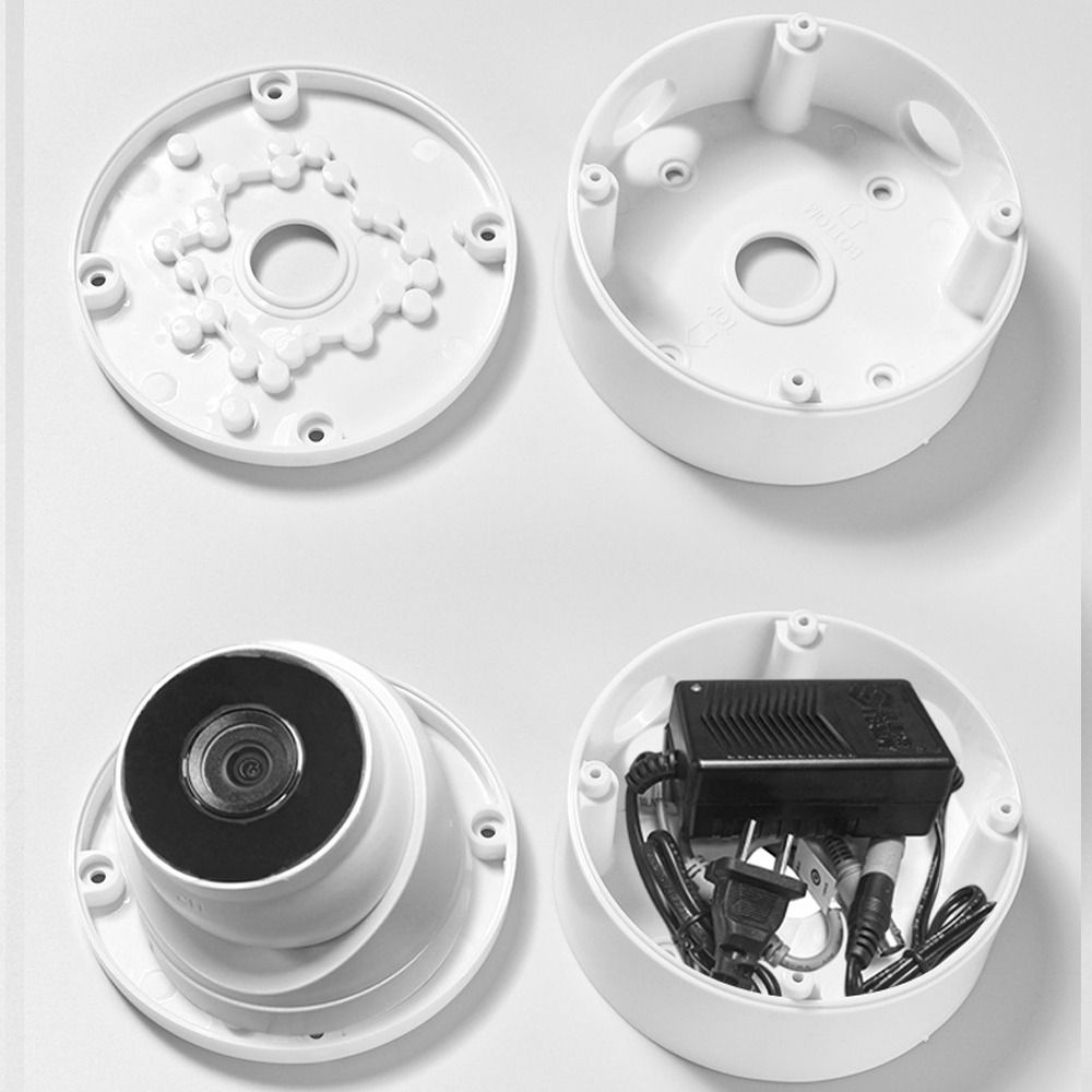 Wall Space Stand CCTV Camera Junction Box Universal Plastic Surveillance Dome Brackets Waterproof Cable Deep Base