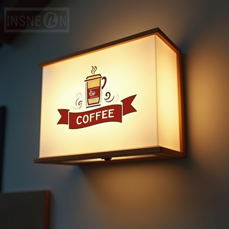 Custom Acrylic LED Light Box for Outdoor Business Sign Waterproof Double Sided Storefront Signage Wall Mounted Advertising