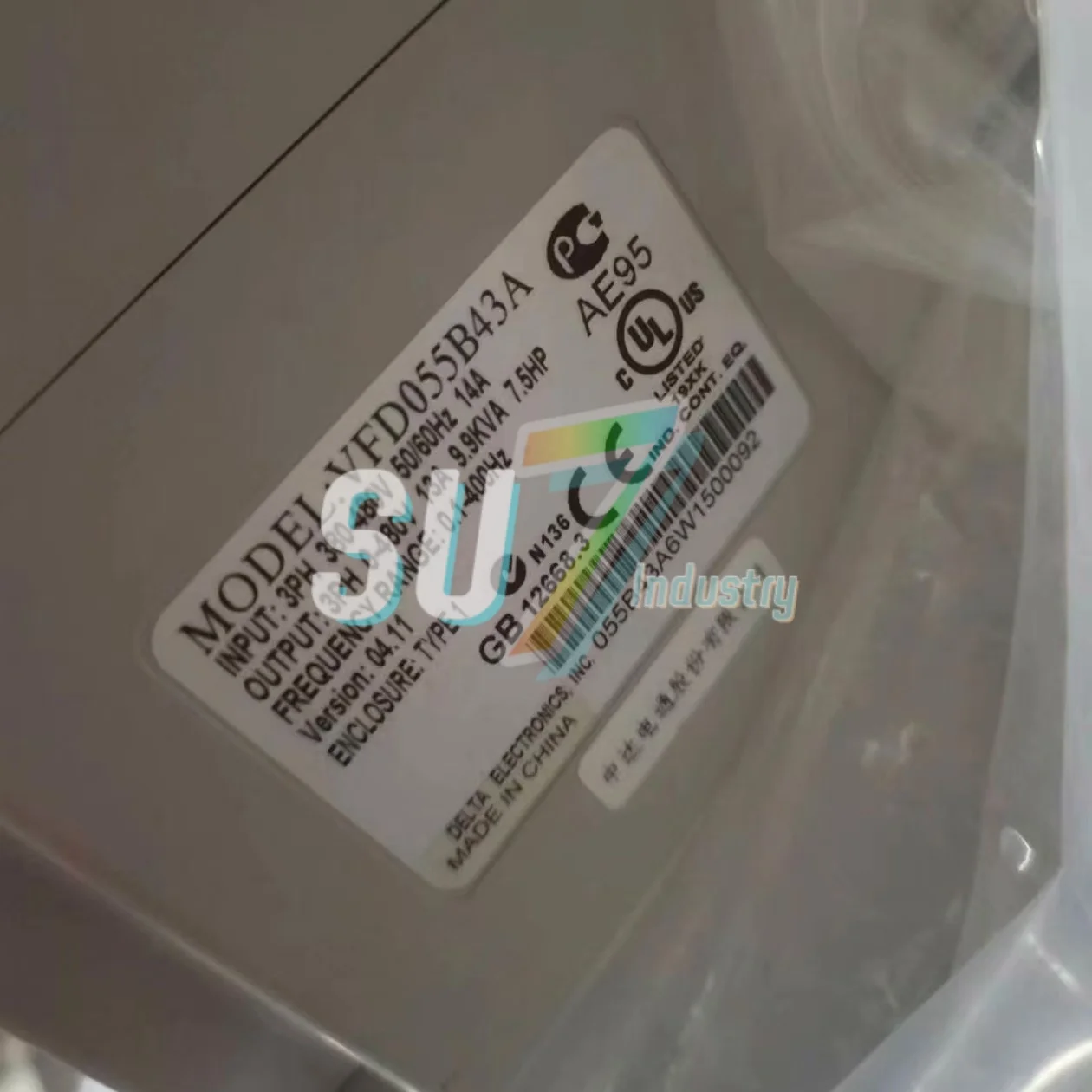 VFD185B43A     Frequency Converter       New original