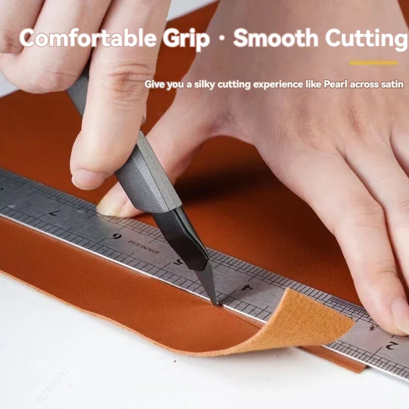 9mm Snap Off Utility Messer Aufkleber Schneider Box Cutter Tragbare Papier Cutter Express Auspacken Schreibwaren Diy Handwerk Werkzeug Messer