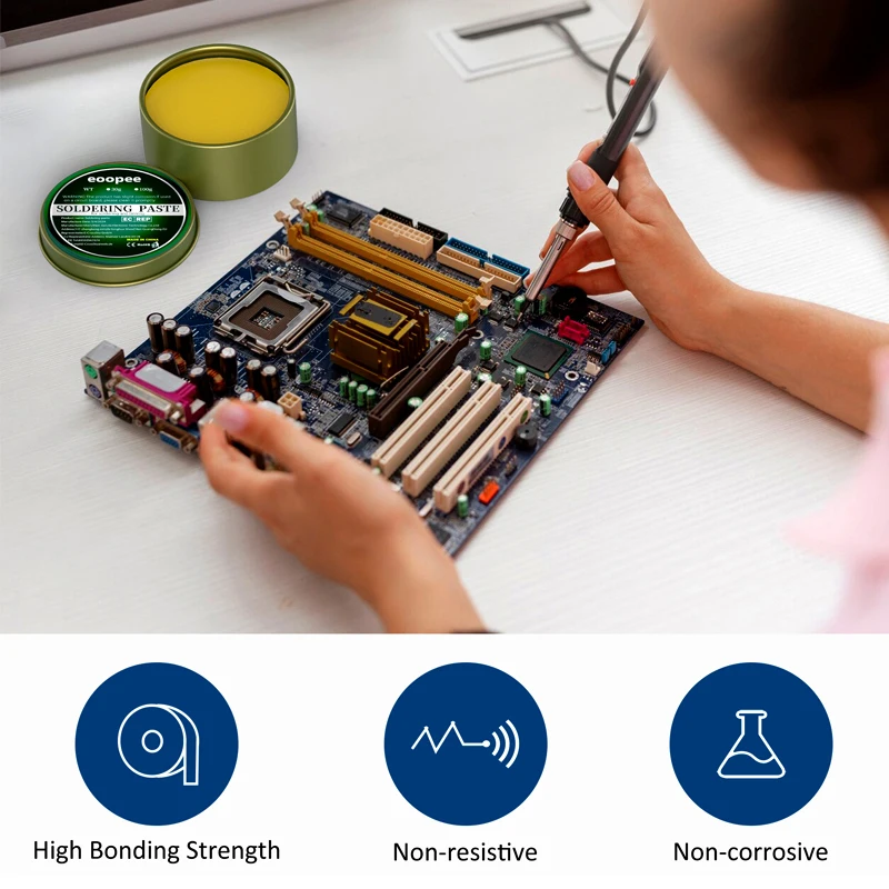 Solder Paste Flux 100g/500g/30g Rosin Paste Soldering Flux for  Soldering Electronic Circuit Board Repair Soldering Paste Liquid