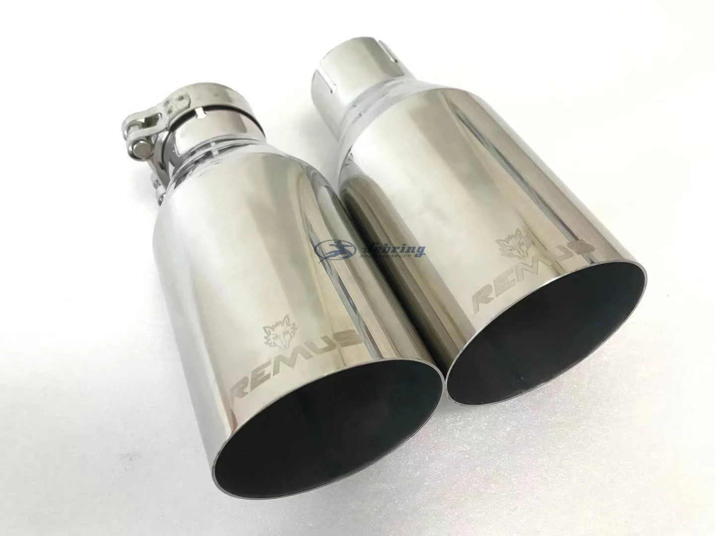 Phẳng Viền Inox Đa Năng Ống Xả Ô Tô Ống Hút Xe Accessorie Sửa Đổi Đầu