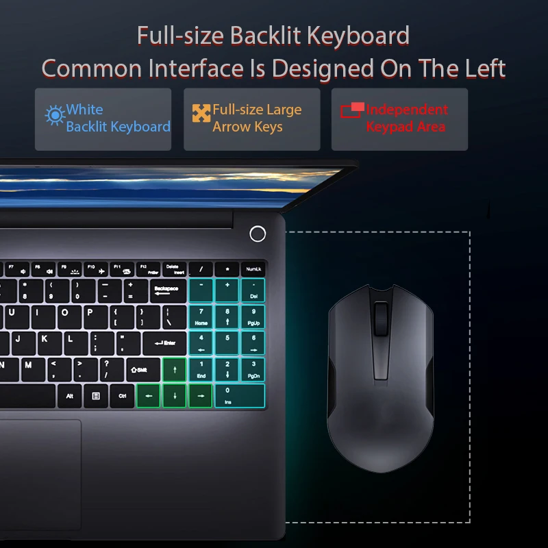 2023 Super 15.6 Inch Laptop AMD Ryzen R7 5800H 8 Cores 64GB DDR4 3TB SSD Windows 11 Pro 5G Wi-Fi Type-C Gaming Computer Notebook