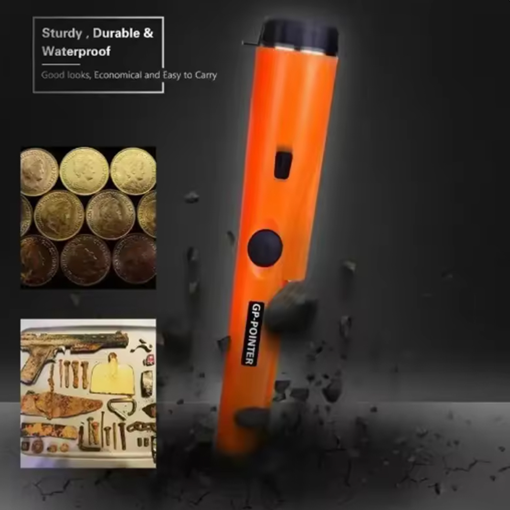 Detector de metais portátil Pro GP-Pointer com pulseira IP66 à prova d'água e LED para caça ao tesouro e exploração ao ar livre