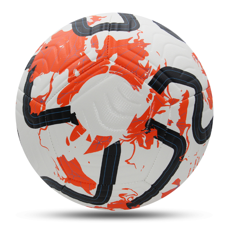 Bolas de futebol tamanho padrão 5 bola costurada à máquina material do plutônio liga esportiva jogo ao ar livre bola de treinamento de futebol futbol voetbal