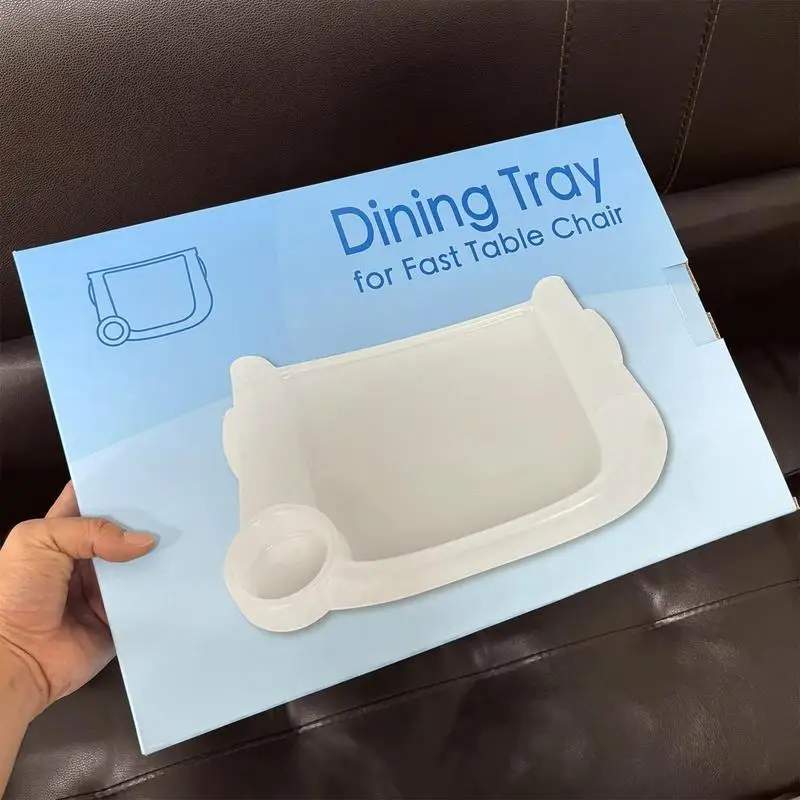 Cadeira de jantar com borda profunda, mesa de jantar, bandeja de cadeira alta, crescimento infantil, acessórios ABS
