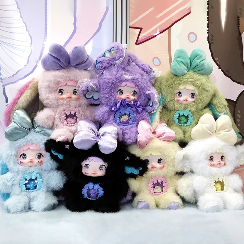 Nommi v6 caixa cega nommi fantasia série mundial caixa misteriosa kawaii coelho anime boneca ovelha figura de ação saco surpresa pingente brinquedos