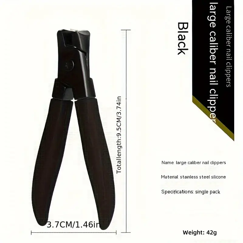 Professional Toenail Scissors - Extra Large Opening, Easy To Trimmer, High Quality, Ergonomic, Easy To Grip, Waterproof