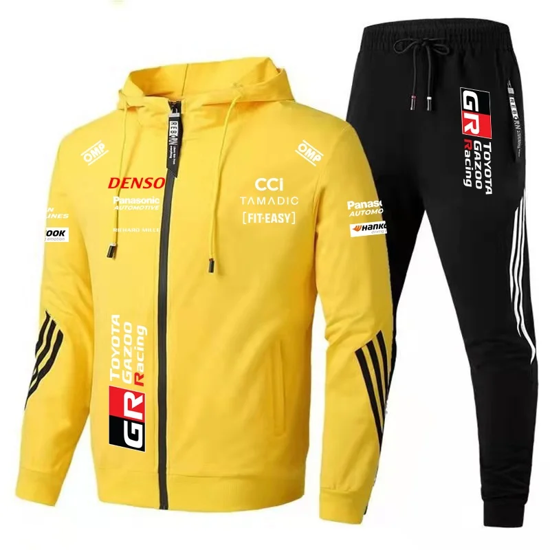 Toyota GAZOO Racing World Rally Championship Team Champion Moletom com capuz Uniforme oficial com capuz para motocicleta de corrida extrema.